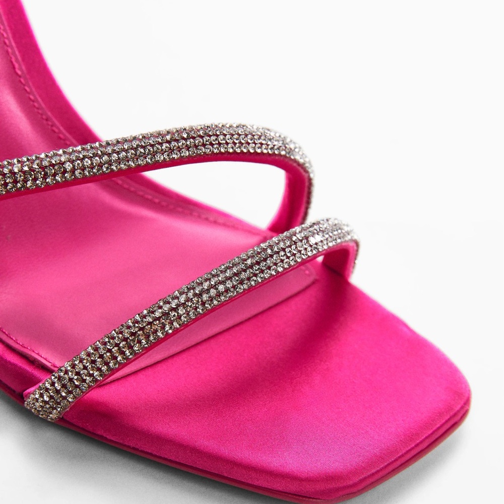 New Mango Heels with Rhinestone - Picture 4 of 8